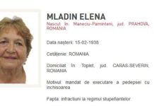 Elena Mladin este cea mai vârstnică infractoare din România. Femeia de 84 de ani este cautată internațional pentru trafic de droguri
