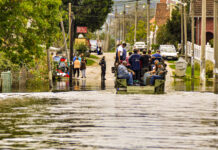 Cod galben pentru inundații emis pentru aproape întreaga țară pentru posibile inundații locale